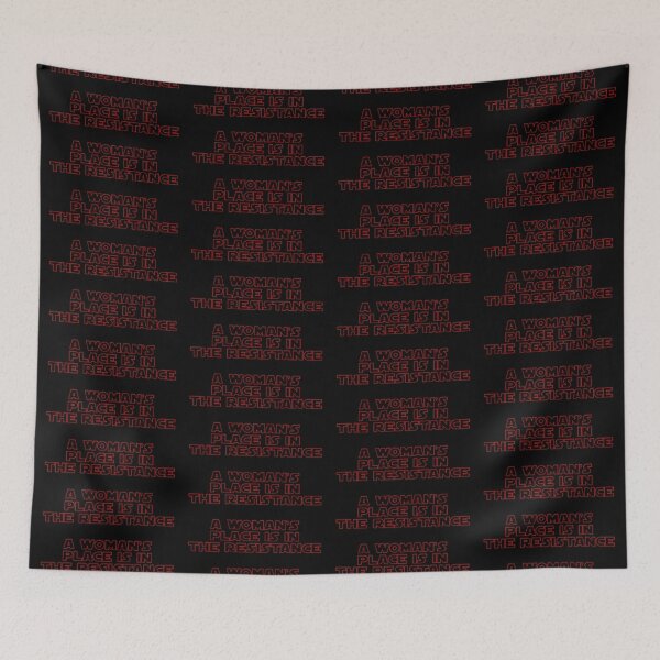 Item preview, Resistant Women (red, bold) designed and sold by AllQueerHere.