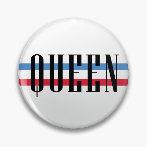 Item preview, Queen Minimalist Typography – Bold Striped Design designed and sold by The secret storage room.