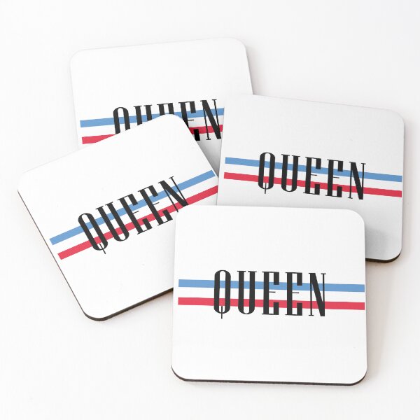 Item preview, Queen Minimalist Typography – Bold Striped Design designed and sold by The secret storage room.