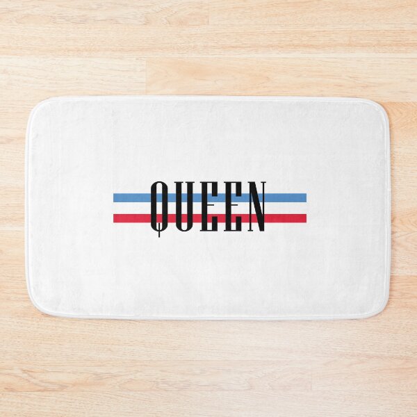 Item preview, Queen Minimalist Typography – Bold Striped Design designed and sold by The secret storage room.