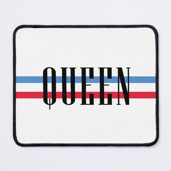 Item preview, Queen Minimalist Typography – Bold Striped Design designed and sold by The secret storage room.