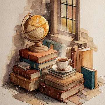 Artwork thumbnail, Study Break by RoonPalette
