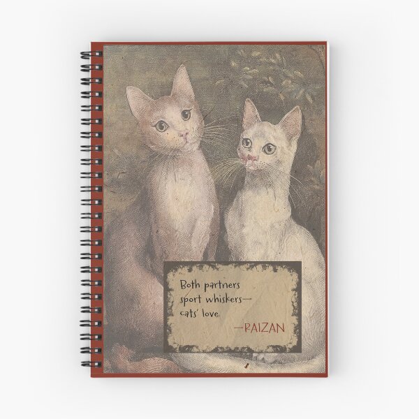 Item preview, Charming Raizan Haiku Notebook - Cat-Inspired Poetry Masterpiece designed and sold by FreiherrPK.