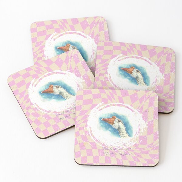Item preview, Anvedi che ce sta là! Illustrazione Oca curiosa all'acquerello designed and sold by ArcanaAtelier.