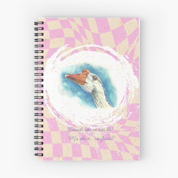 Item preview, Anvedi che ce sta là! Illustrazione Oca curiosa all'acquerello designed and sold by ArcanaAtelier.