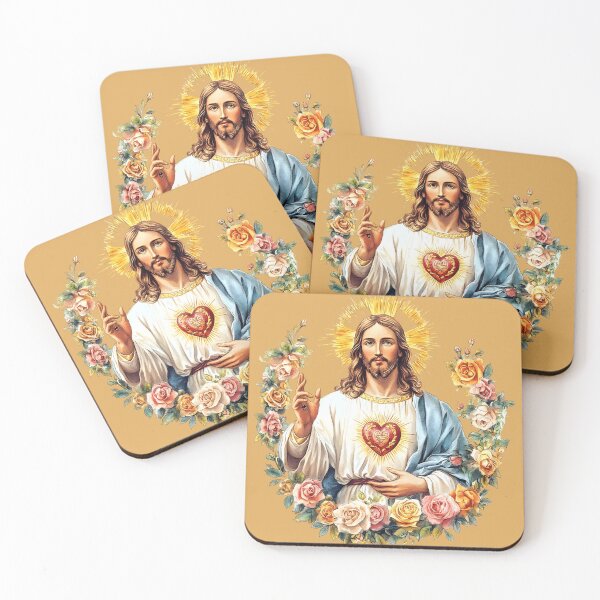 Item preview, Sacred Heart of Jesus Religious Christian Catholic designed and sold by tanabe.