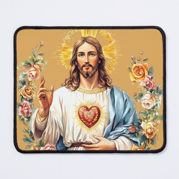 Item preview, Sacred Heart of Jesus Religious Christian Catholic designed and sold by tanabe.