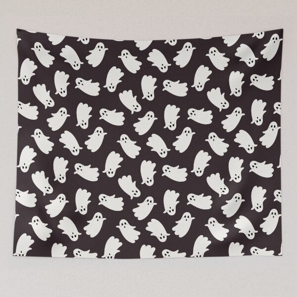 Item preview, Halloween Ghost Pattern - Spooky Season designed and sold by Julza Art.