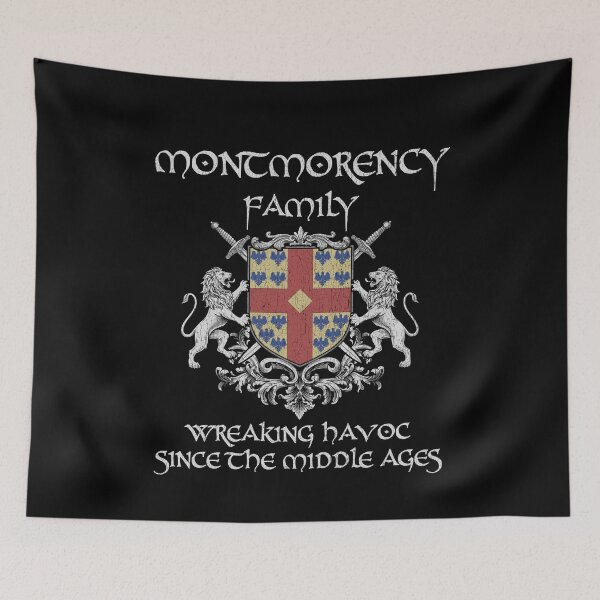 Item preview, Montmorency-Croisilles Family Crest – Medieval Heritage Emblem for Ancestry Lovers & Vintage Style Fans designed and sold by 9X FR.