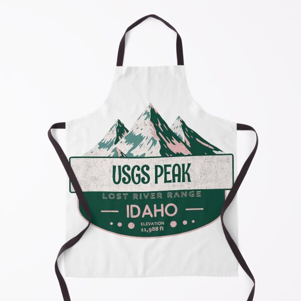 Item preview, USGS Peak, Lost River Range, Idaho, Mountain Design designed and sold by Wanderful-roads.
