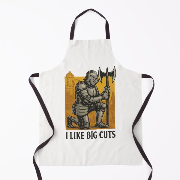 Item preview, I Like Big Cuts Funny Axe Knight  designed and sold by Places On Earth.