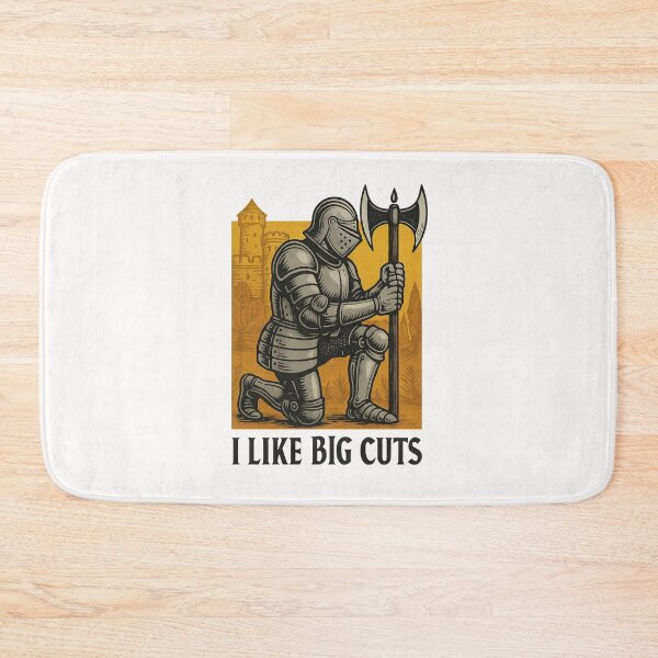 Item preview, I Like Big Cuts Funny Axe Knight  designed and sold by Places On Earth.