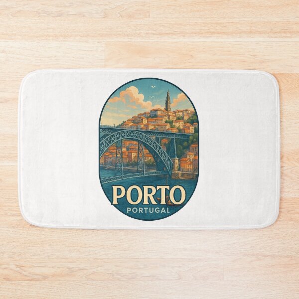 Item preview, Dom Luís I Bridge and Historic Porto Portugal designed and sold by Places On Earth.