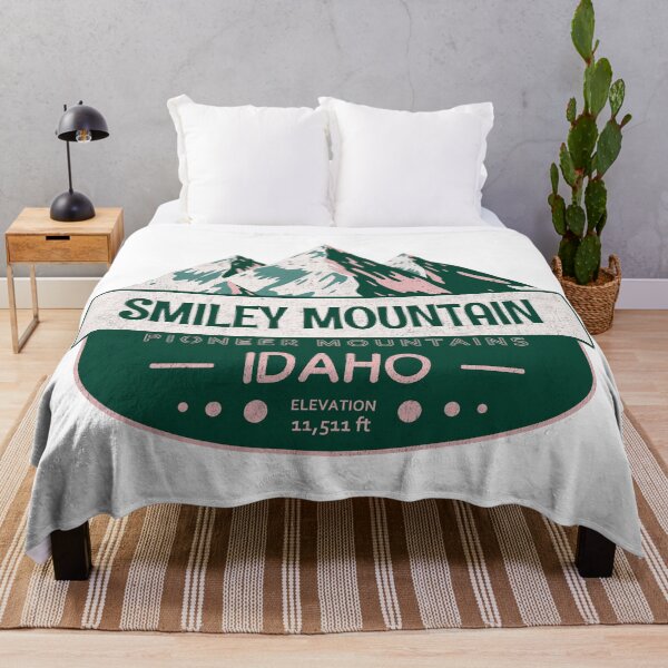 Item preview, Smiley Mountain, Pioneer Mountains, Idaho, Mountain Design designed and sold by Wanderful-roads.