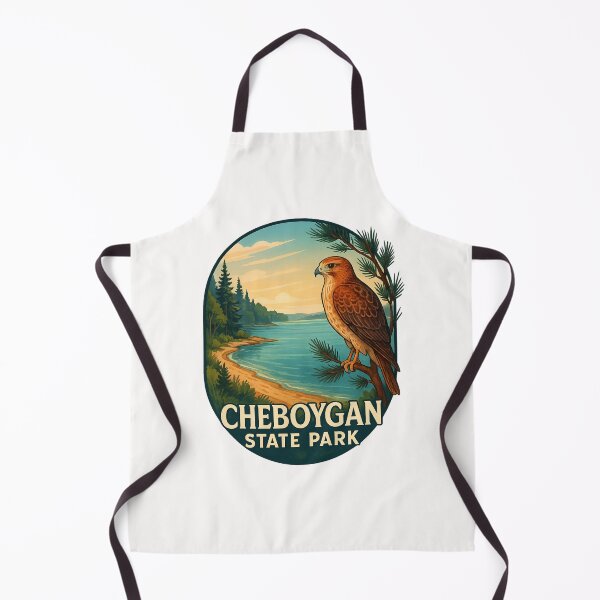 Item preview, Red-Tailed Hawk at Cheboygan State Park Michigan designed and sold by Places On Earth.