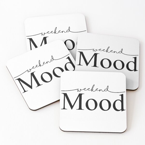 Item preview, Weekend Mood – Minimalist Typography Design designed and sold by The secret storage room.
