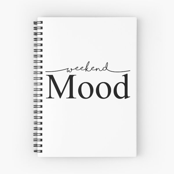 Item preview, Weekend Mood – Minimalist Typography Design designed and sold by The secret storage room.