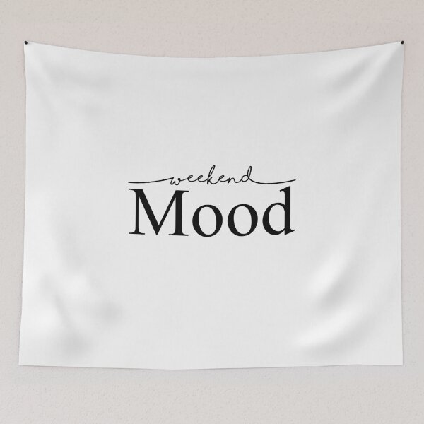 Item preview, Weekend Mood – Minimalist Typography Design designed and sold by The secret storage room.