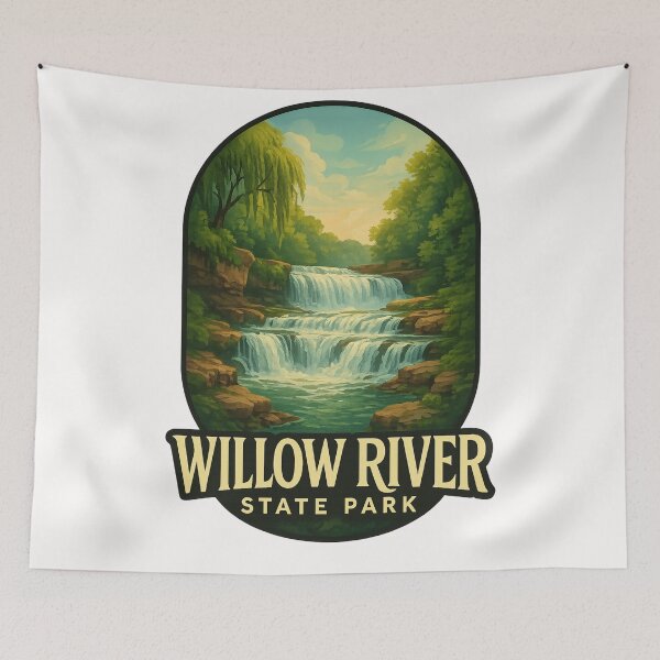 Item preview, Willow River Falls at Willow River State Park Wisconsin designed and sold by Places On Earth.