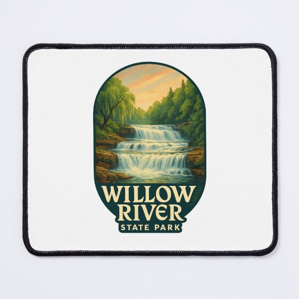 Item preview, Sunset over Willow Falls Willow River State Park designed and sold by Places On Earth.