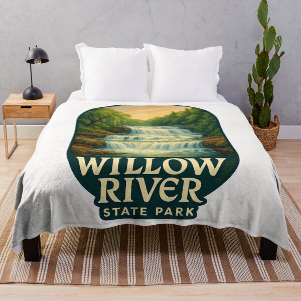 Item preview, Sunset over Willow Falls Willow River State Park designed and sold by Places On Earth.