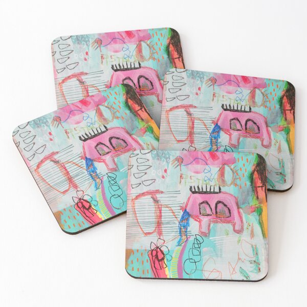 Item preview, Colorful abstract expressionist designed and sold by EvelynLaStarza.