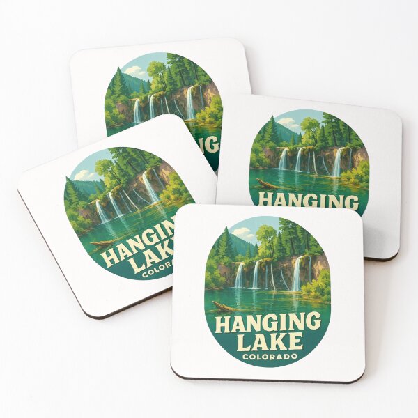 Item preview, Hanging Lake Waterfalls in Glenwood Canyon Colorado designed and sold by Places On Earth.