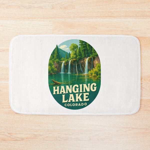 Item preview, Hanging Lake Waterfalls in Glenwood Canyon Colorado designed and sold by Places On Earth.