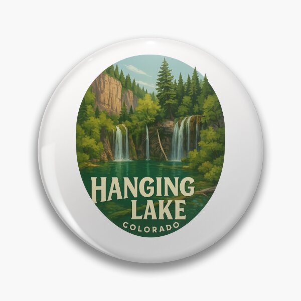 Item preview, Hanging Lake and Cliffs in Glenwood Springs Colorado designed and sold by Places On Earth.