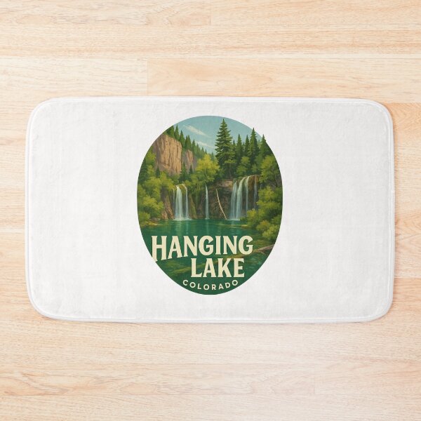 Item preview, Hanging Lake and Cliffs in Glenwood Springs Colorado designed and sold by Places On Earth.