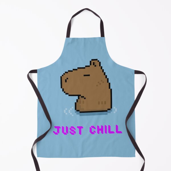 Item preview, Capybara Just Chill Pixel Art, Animal Lover Gift designed and sold by KindOfABigDealTees.