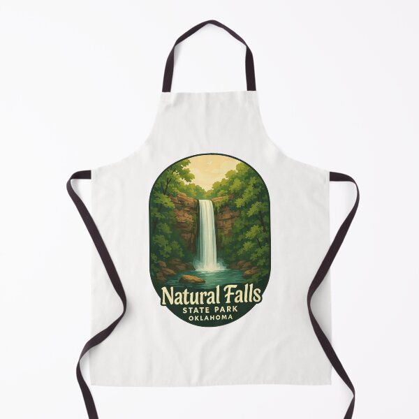 Item preview, Waterfall Basin at Natural Falls State Park Oklahoma designed and sold by Places On Earth.