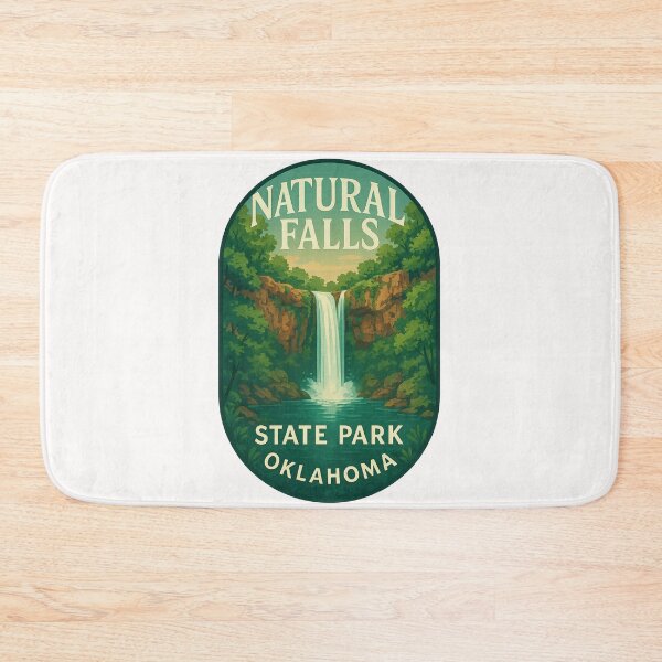 Item preview, Cascading Falls at Natural Falls State Park Oklahoma designed and sold by Places On Earth.