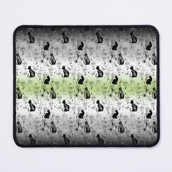 Item preview, Agender Pride Black Cat Witchy Magic Design designed and sold by Travelslightly.