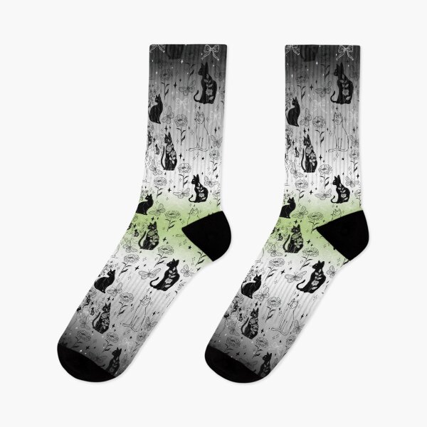 Item preview, Agender Pride Black Cat Witchy Magic Design designed and sold by Travelslightly.
