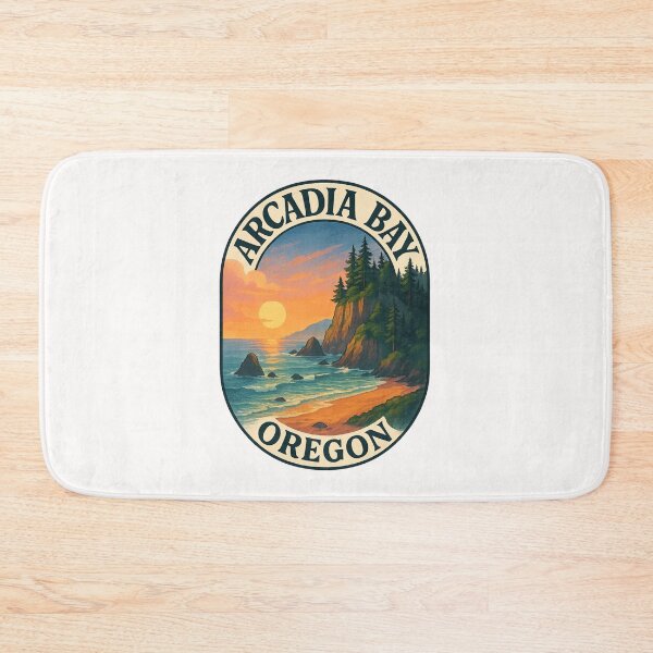 Item preview, Arcadia Bay Sunset Cliffs Oregon Coast designed and sold by Places On Earth.