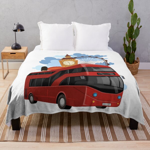 Item preview, London Red Bus Big Ben Illustration designed and sold by yuki-hana.