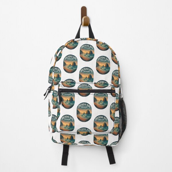 Item preview, Arcadia Bay Shoreline and Haystack Rock Oregon designed and sold by Places On Earth.