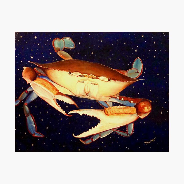 Crab in Space Photographic Print