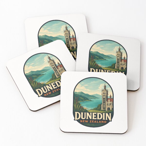 Item preview, Dunedin Railway Station and Otago Peninsula New Zealand designed and sold by Places On Earth.