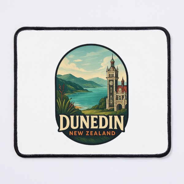 Item preview, Dunedin Railway Station and Otago Peninsula New Zealand designed and sold by Places On Earth.