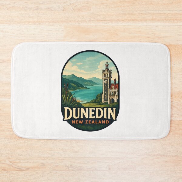 Item preview, Dunedin Railway Station and Otago Peninsula New Zealand designed and sold by Places On Earth.