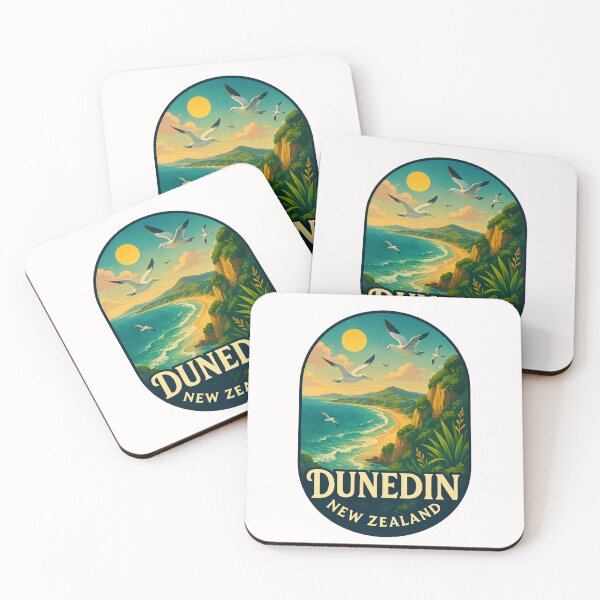 Item preview, Dunedin Coastal Cliffs and Albatross Flight New Zealand designed and sold by Places On Earth.