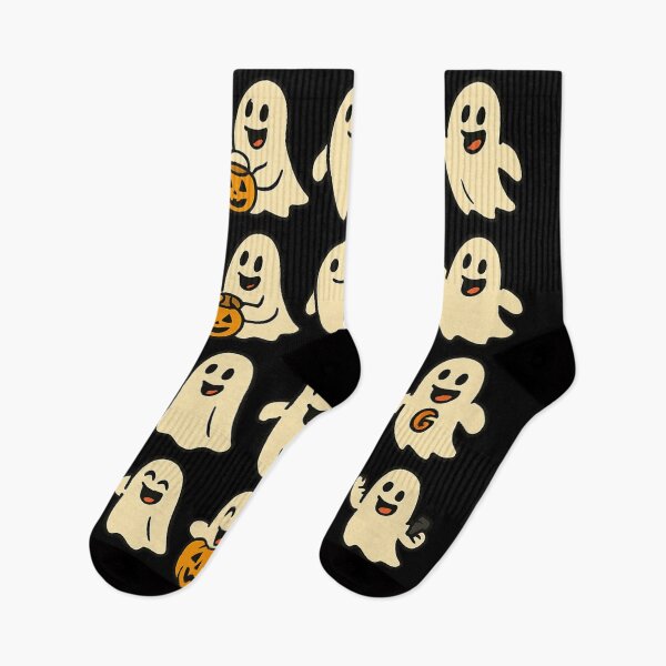 Item preview, Funny Halloween Ghosts Pattern – Cute Spooky Design designed and sold by Neon Nightmare.