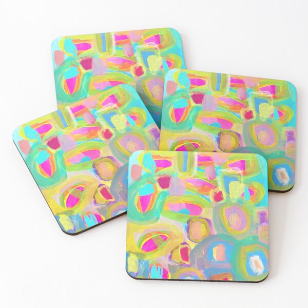 Item preview, Colorful abstract shapes designed and sold by EvelynLaStarza.