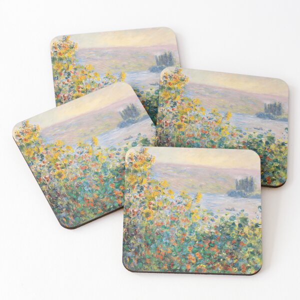 Item preview, Flower Beds At Vetheuil designed and sold by mason8xkfgarcia.