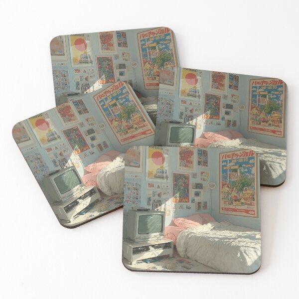 Item preview, Cozy 90s Aesthetic Room Print designed and sold by kotjapuhouse.