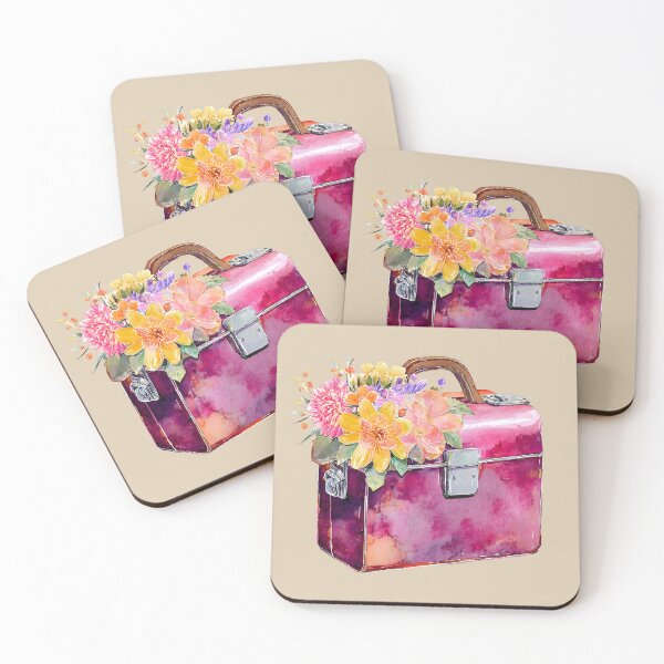 Item preview, Lunchbox Back to school colorful floral design designed and sold by tanabe.