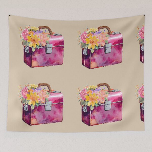 Item preview, Lunchbox Back to school colorful floral design designed and sold by tanabe.