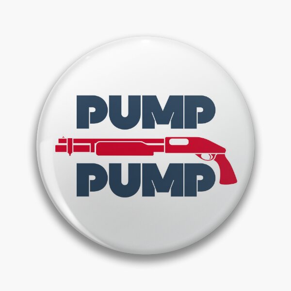 Artikelvorschau, Pump Pump Action Schrotflinte Rot und Marineblau entworfen und verkauft von UNK-Fatigues.